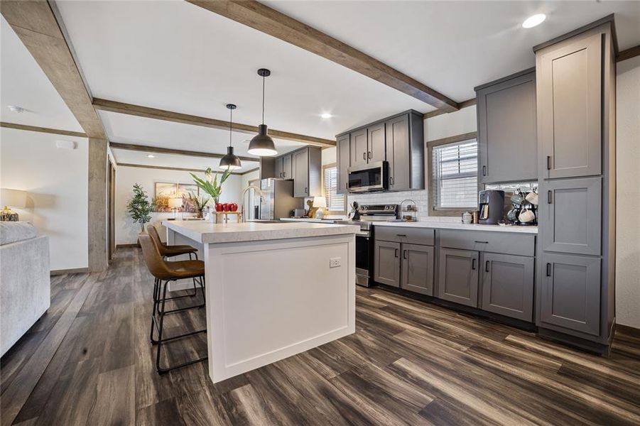 Furnished interior view inside a new home in , Poolville (Image 20).