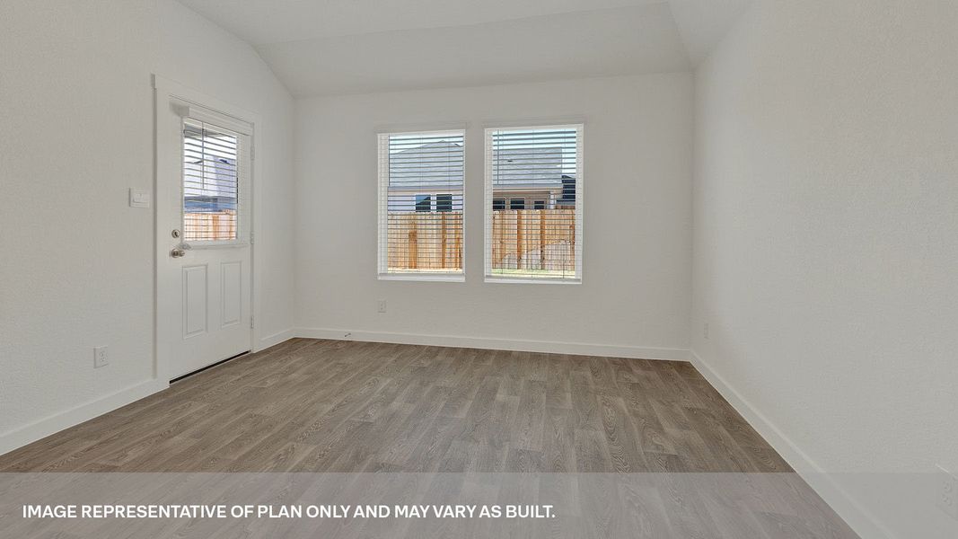 Representative unfurnished interior of a home built from the The Dean by D.R. Horton in Sonoma Oaks, Fredericksburg (Image 21). Representative unfurnished interior of a home built from the The Dean by D.R. Horton in Sonoma Oaks, Fredericksburg (Image 21).