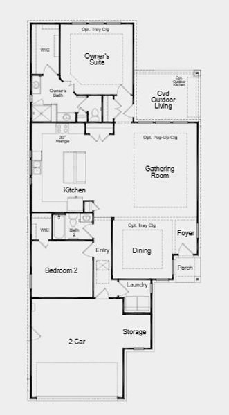 Image 5 representing the Alpine by Taylor Morrison in Nolina 45s, Georgetown, TX.