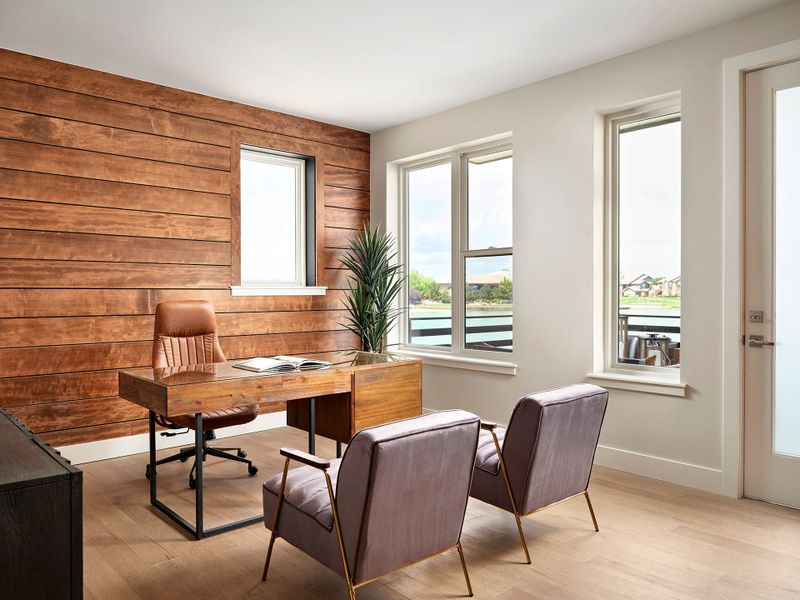 Representative furnished interior of a home built from the Suncrest - B Plan by Koelbel and Company in Montmere at Autrey Shores, Superior (Image 13).