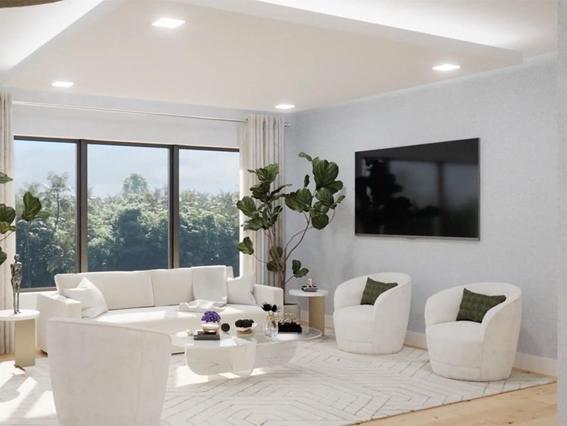 Furnished interior view inside a new home in , West Palm Beach (Image 13).