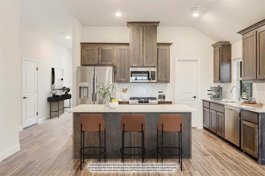 Furnished interior view inside a new home in Silo Mills, Joshua (Image 9).