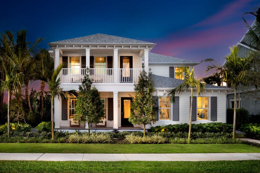 Representative exterior photo of a completed home built from the Seaside by Mattamy Homes in Newfield, Palm City, FL (Image 21).