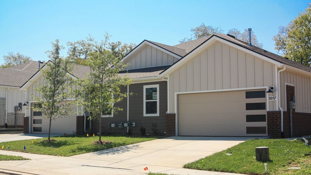 Front exterior of a new home in Nexus South, Gallatin, TN, highlighting curb appeal (Image 23).