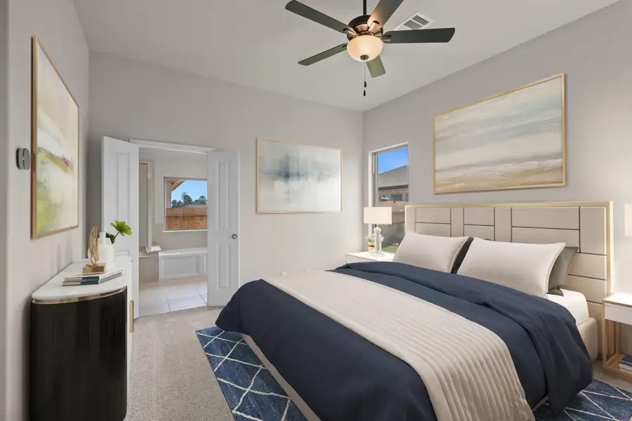 Furnished interior view inside a new home in Escondido, Magnolia (Image 7). Furnished interior view inside a new home in Escondido, Magnolia (Image 7).