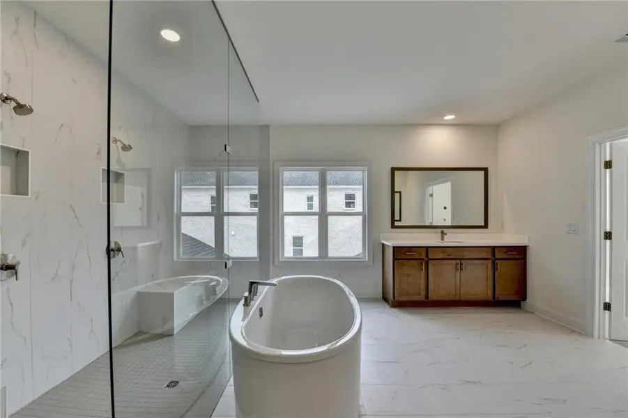 Furnished interior view inside a new home in , Cumming (Image 9).