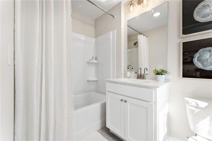 Furnished interior view inside a new home in East Park Village, Kennesaw (Image 14).
