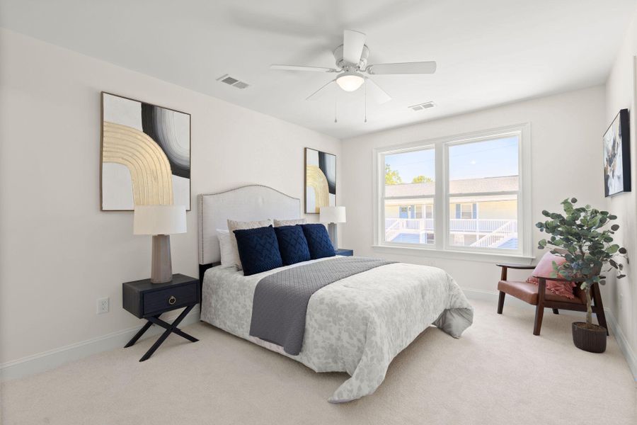 Furnished interior view inside a new home in , Charleston (Image 16).