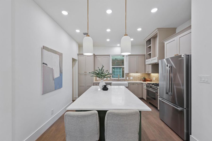 Furnished interior view inside a new home in , Houston (Image 9).