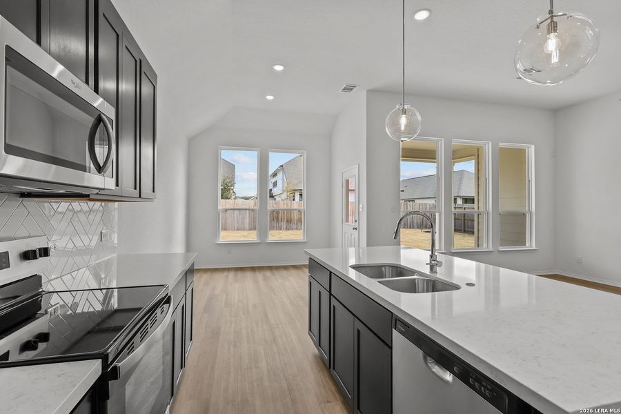 Furnished interior view inside a new home in Megan's Landing, Castroville (Image 8). Furnished interior view inside a new home in Megan's Landing, Castroville (Image 8).