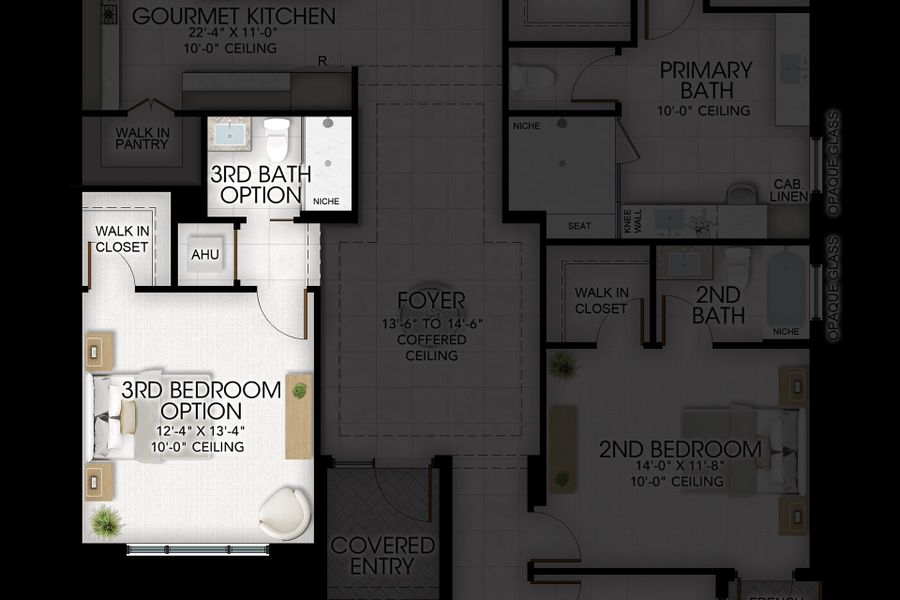 2D floor plan layout for the Barbados by GL Homes in Valencia Del Mar, Boynton Beach, FL (Image 4). 2D floor plan layout for the Barbados by GL Homes in Valencia Del Mar, Boynton Beach, FL (Image 4).