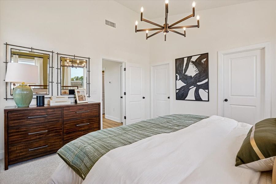 Representative furnished interior of a home built from the Pamlico by Caruso Homes in Midtown Rows, Fuquay Varina (Image 20). Representative furnished interior of a home built from the Pamlico by Caruso Homes in Midtown Rows, Fuquay Varina (Image 20).
