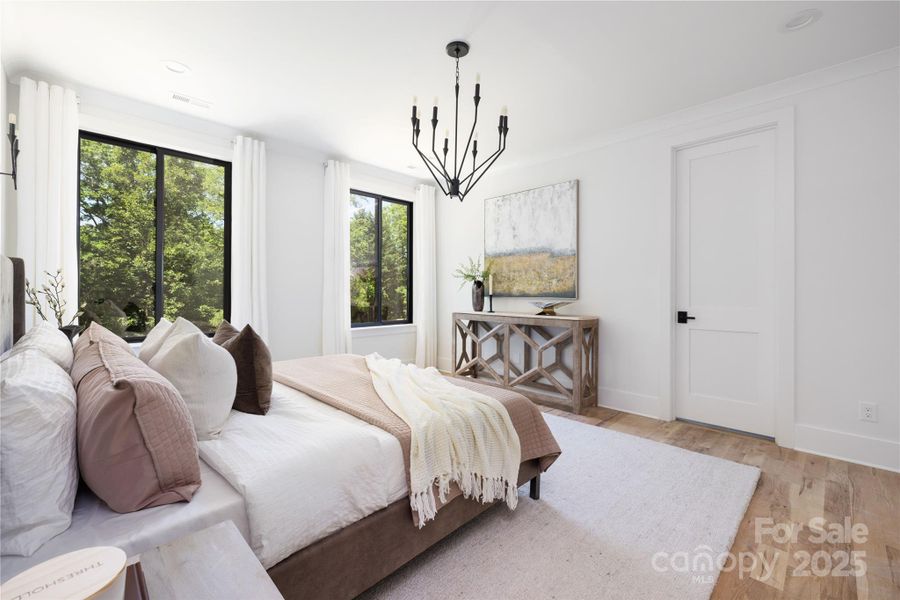 Furnished interior view inside a new home in , Charlotte (Image 14).