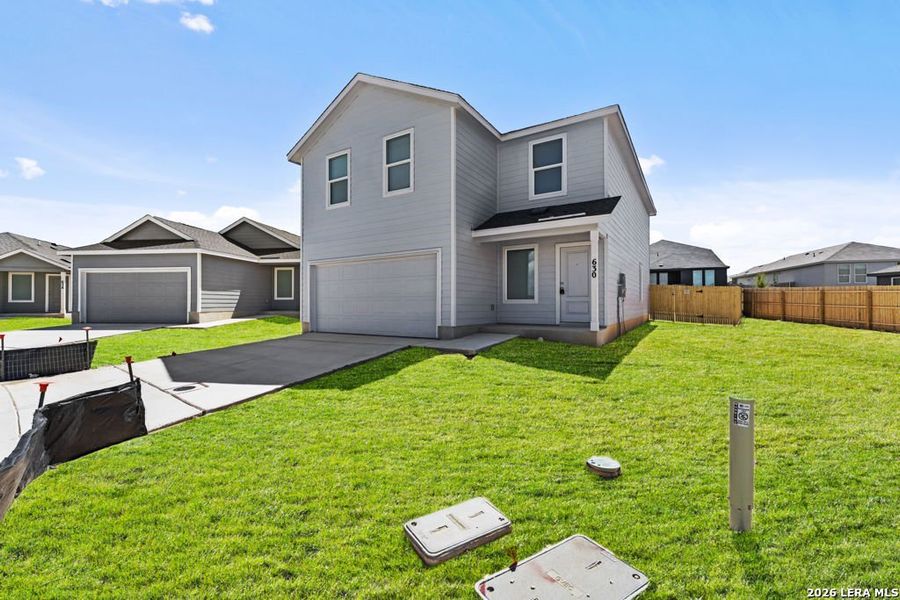 Exterior details and patio area of a home in Grace Valley, Marion (Image 19).