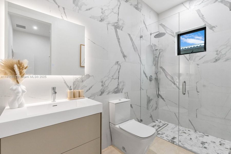 Furnished interior view inside a new home in , Miami (Image 3).