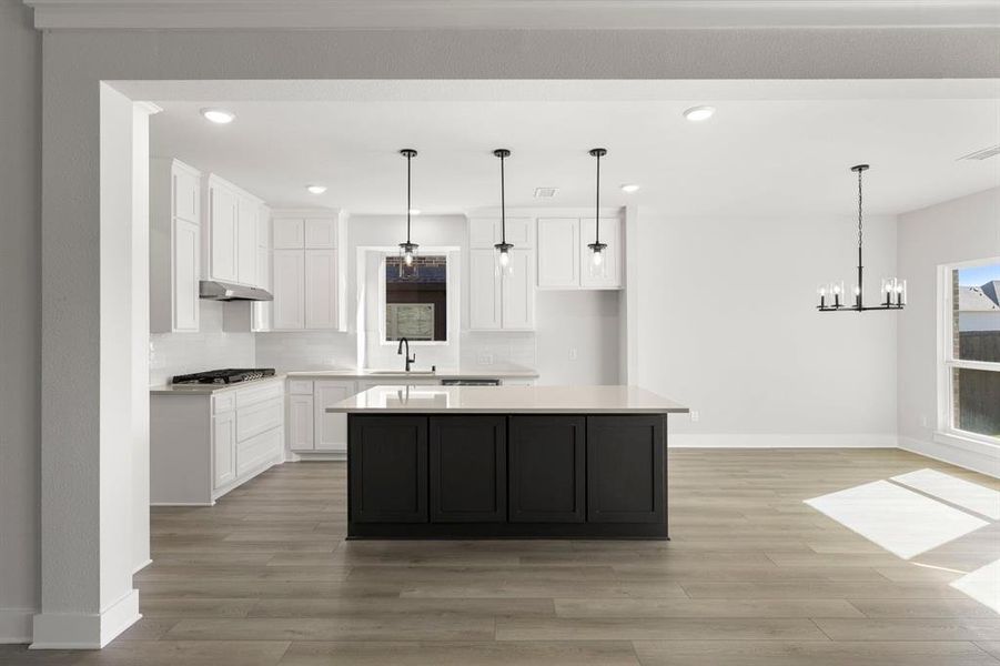 Furnished interior view inside a new home in Grayhawk Addition, Forney (Image 15).