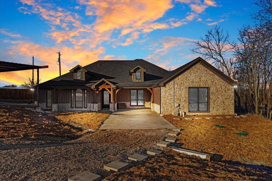 In-progress construction of a new home in , Van Alstyne, TX (Image 27).