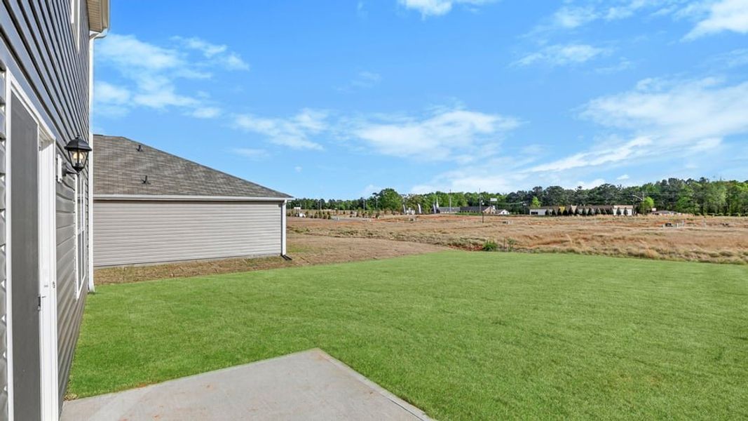 Exterior details and patio area of a home in Cedar Gap, Fountain Inn (Image 21).