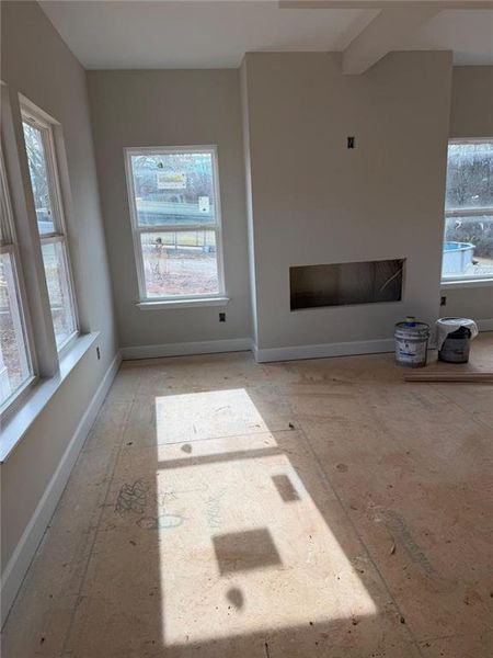 In-progress construction of a new home in , Gainesville, GA (Image 1).