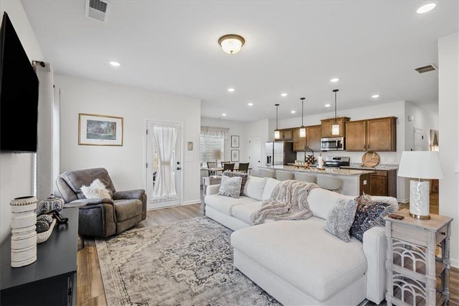 Furnished interior view inside a new home in , Cartersville (Image 18).