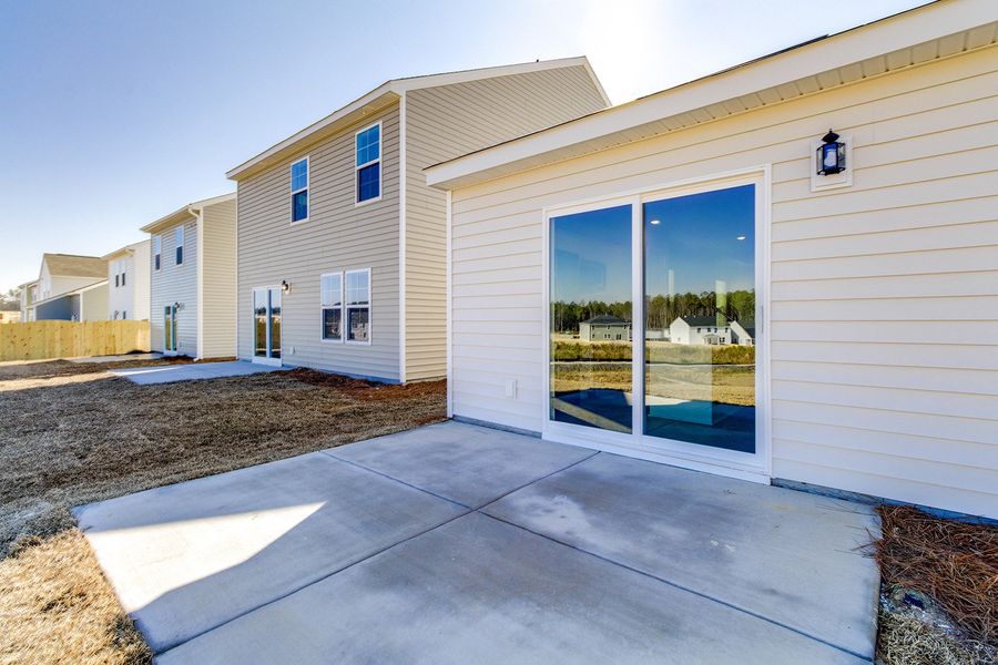 Exterior details and patio area of a home in Ellington, Elgin (Image 3).