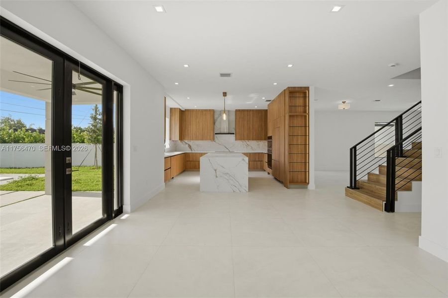 Furnished interior view inside a new home in , Miami (Image 14).