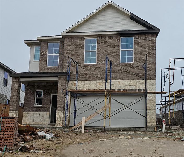 In-progress construction of a new home in Creekland Village at Bridgeland, Cypress, TX (Image 22). In-progress construction of a new home in Creekland Village at Bridgeland, Cypress, TX (Image 22).