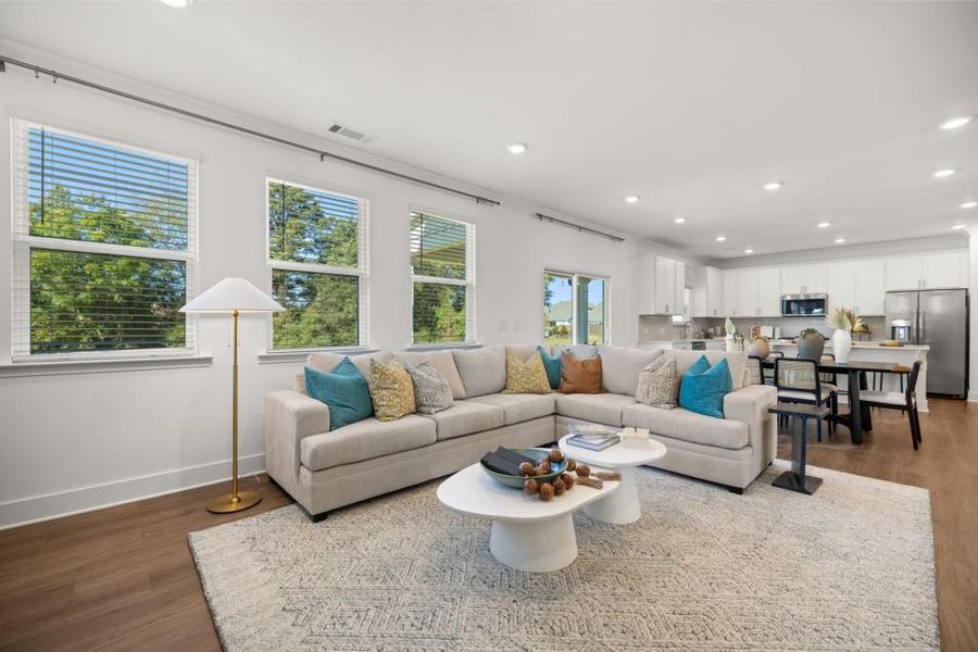 Furnished interior view inside a new home in Wellington Estates, Madison (Image 17).