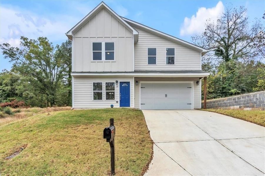 Front exterior of a new home in , Rome, GA, highlighting curb appeal (Image 30).