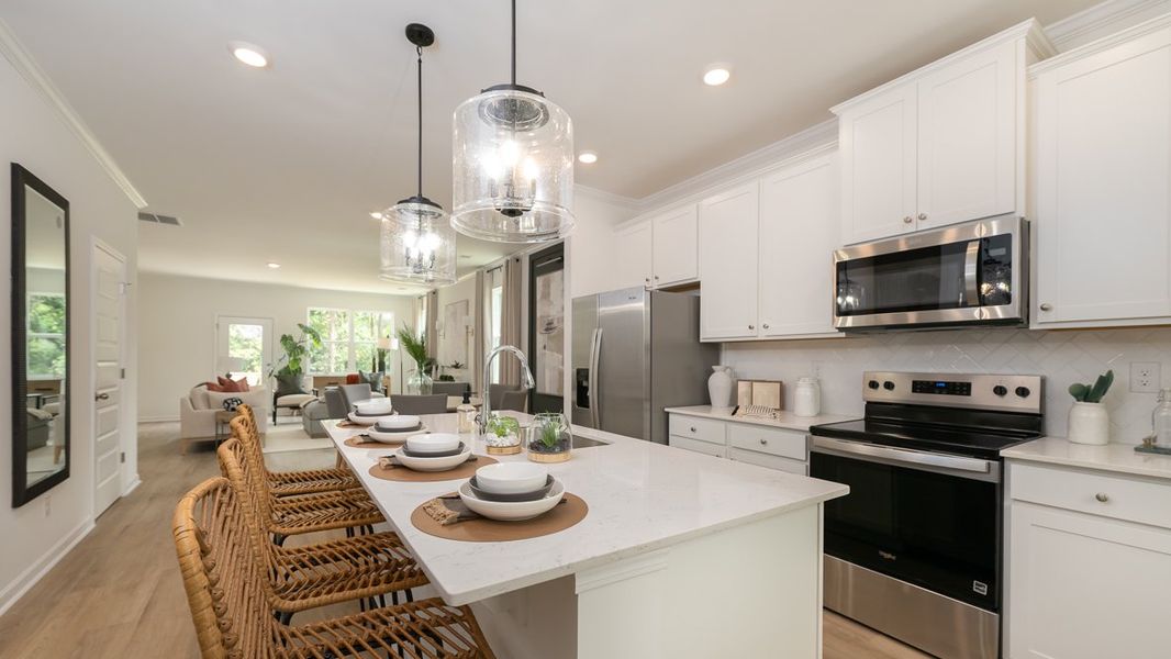 Furnished interior view inside a new home in Benteen Reserve, Atlanta (Image 15).