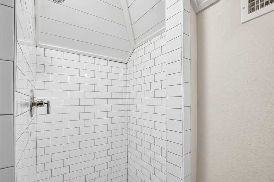 Upstairs shower