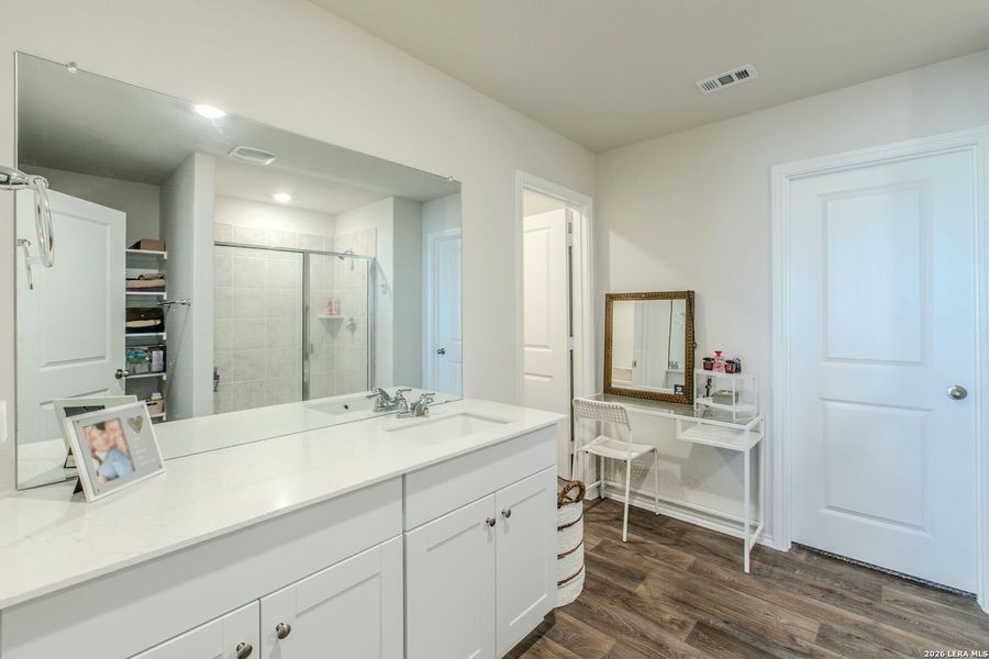 Furnished interior view inside a new home in The Links at River Bend, Floresville (Image 9).