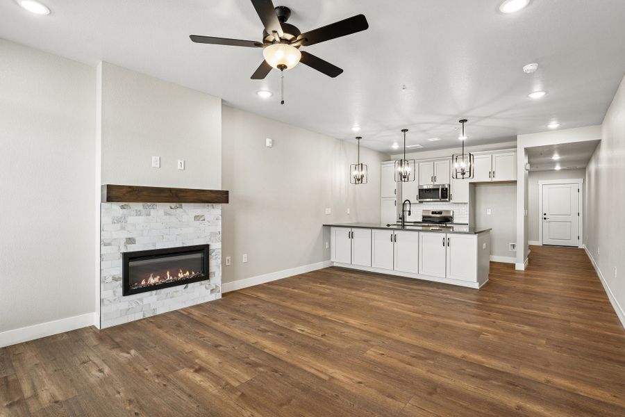 Furnished interior view inside a new home in Northfield at Old Town, Fort Collins (Image 3).