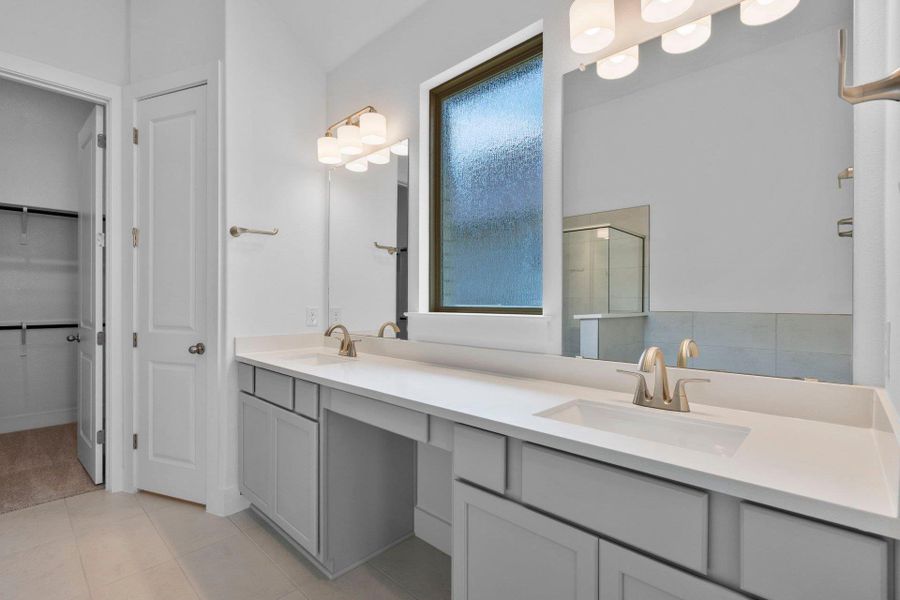 Primary Bath retreat with dual vanities