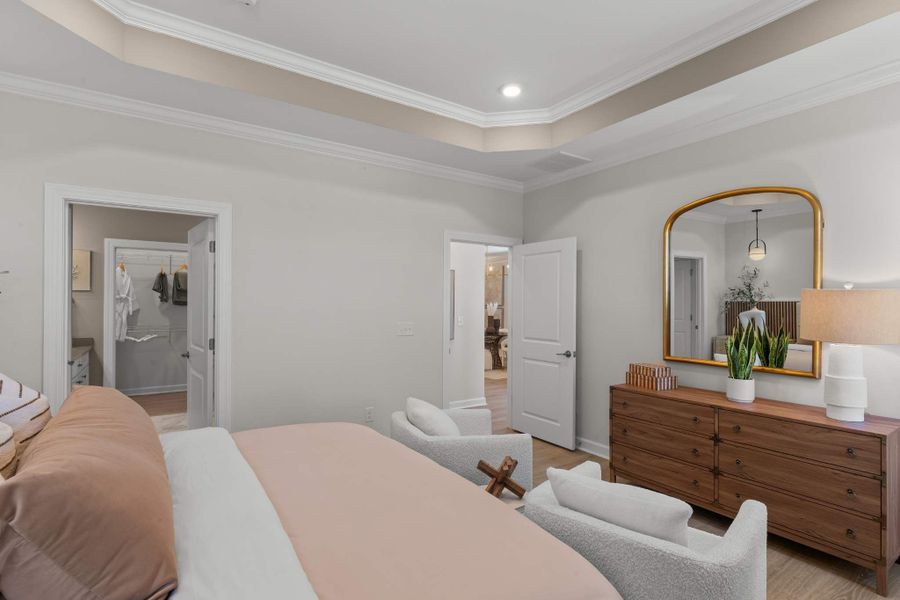 Representative furnished interior of a home built from the The Sunflower by Chesapeake Homes in Terrapin, Leland (Image 33).