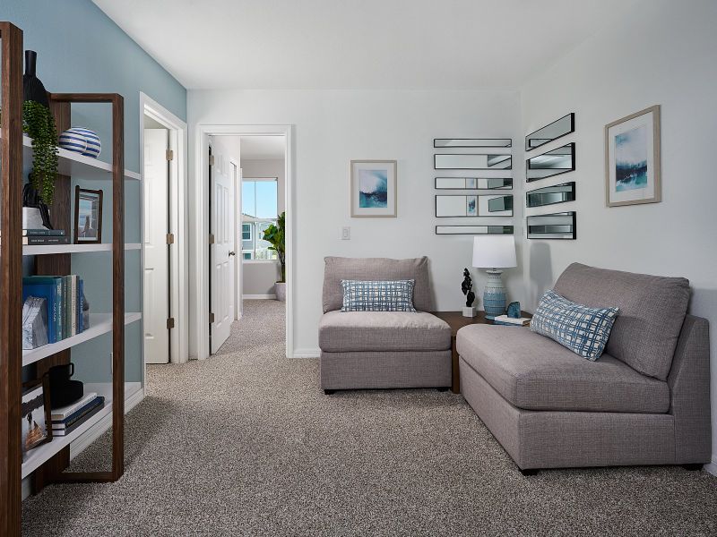 Furnished interior view inside a new home in Bradford Park, Ormond Beach (Image 8).