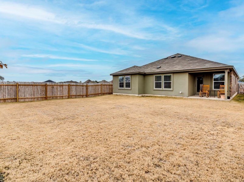 Tucked away on an oversized lot, this home offers ultimate privacy with a greenbelt backdrop and no neighbors on the right or behind