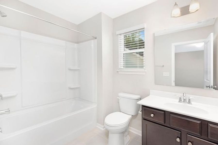 Representative furnished interior of a home built from the Tate by True Homes in Beaver Creek, Statesville (Image 28).