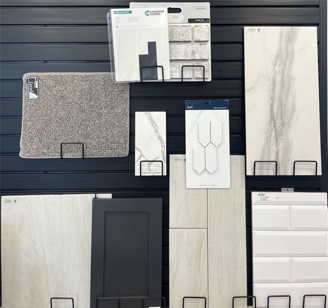 Sample of building materials used in homes in Bridgeland, Cypress (Image 17). Sample of building materials used in homes in Bridgeland, Cypress (Image 17).