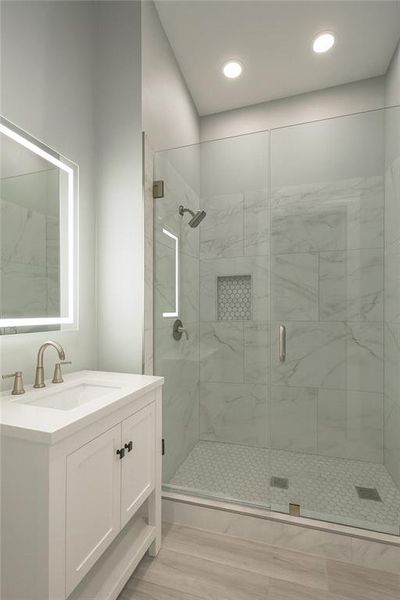 Furnished interior view inside a new home in , Atlanta (Image 12).
