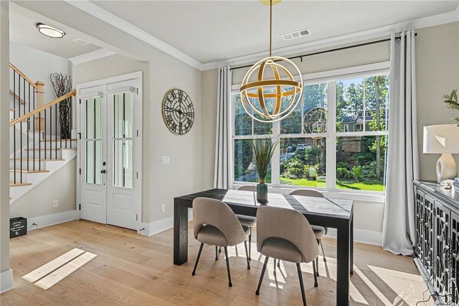 Furnished interior view inside a new home in , Smyrna (Image 11).