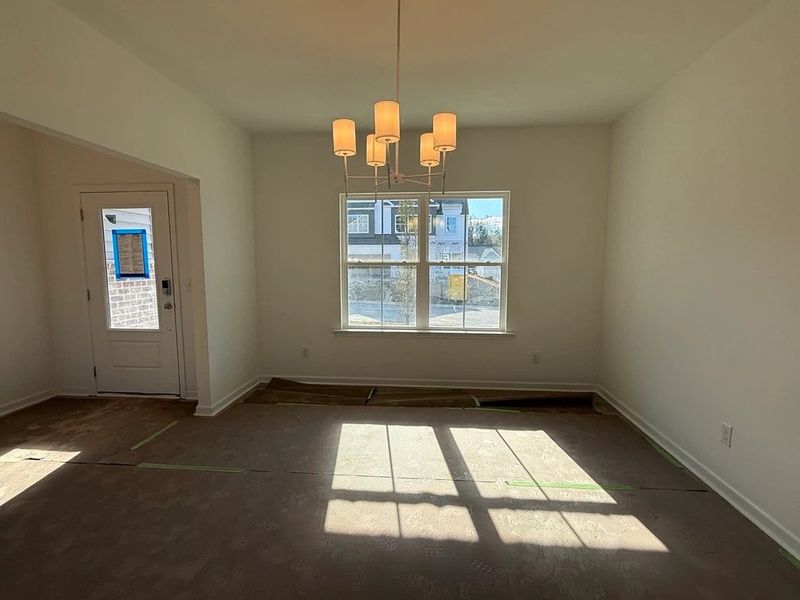 Dining Room featuring the AW Collection® Coastal - Casual and bright with an open layout.