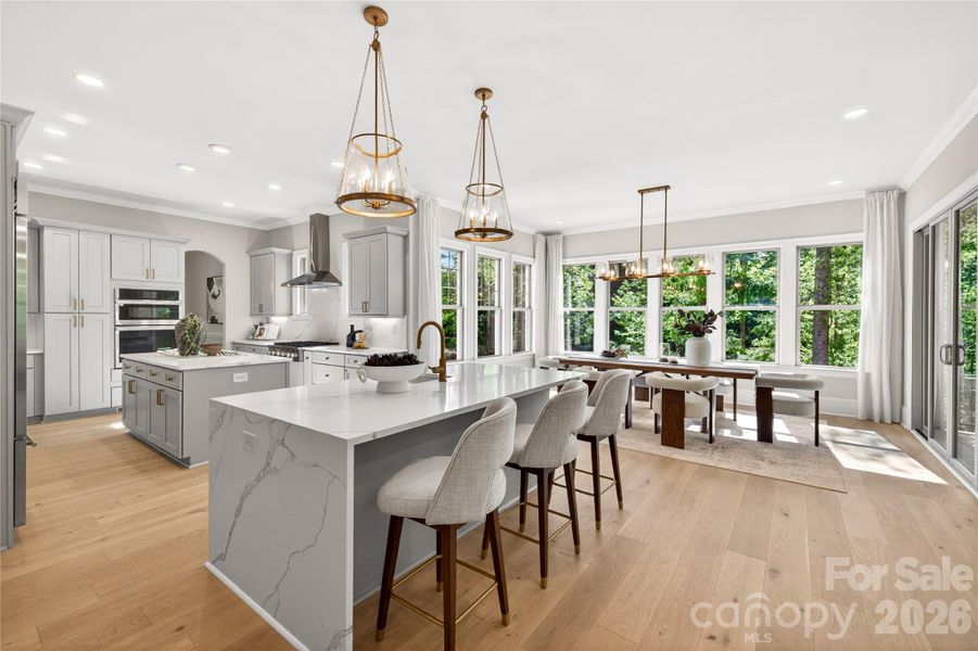 Furnished interior view inside a new home in , Mint Hill (Image 15).