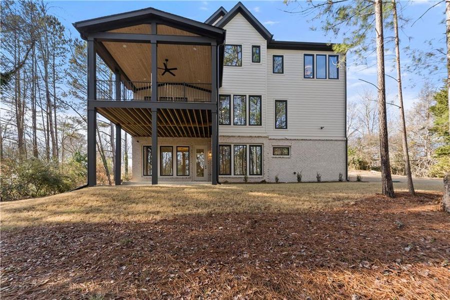 Exterior details and patio area of a home in , Cumming (Image 29).