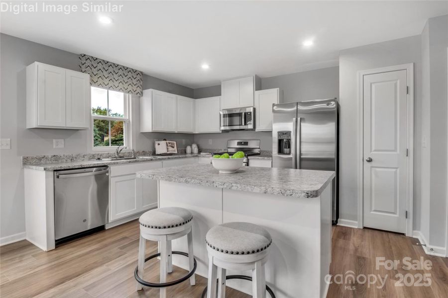 Furnished interior view inside a new home in , Kannapolis (Image 6).
