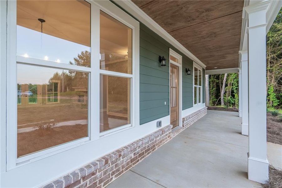 Front exterior of a new home in , Social Circle, GA, highlighting curb appeal (Image 28).
