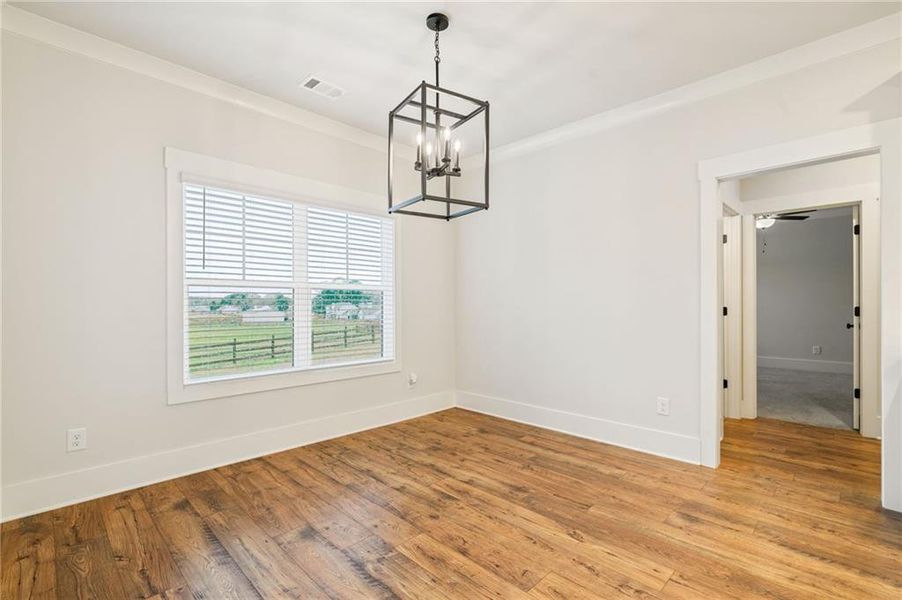 Spacious, unfurnished interior of a new home in Alcovy Station, Covington (Image 52).