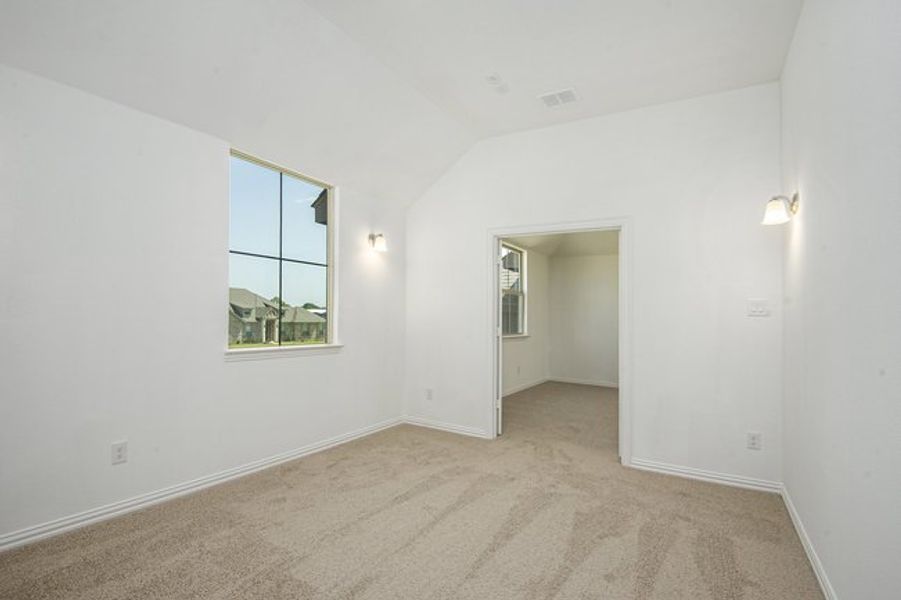 Representative unfurnished interior of a home built from the The Cottonwood by Sumeer Homes in Stone Henge II, Sanger (Image 23). Representative unfurnished interior of a home built from the The Cottonwood by Sumeer Homes in Stone Henge II, Sanger (Image 23).