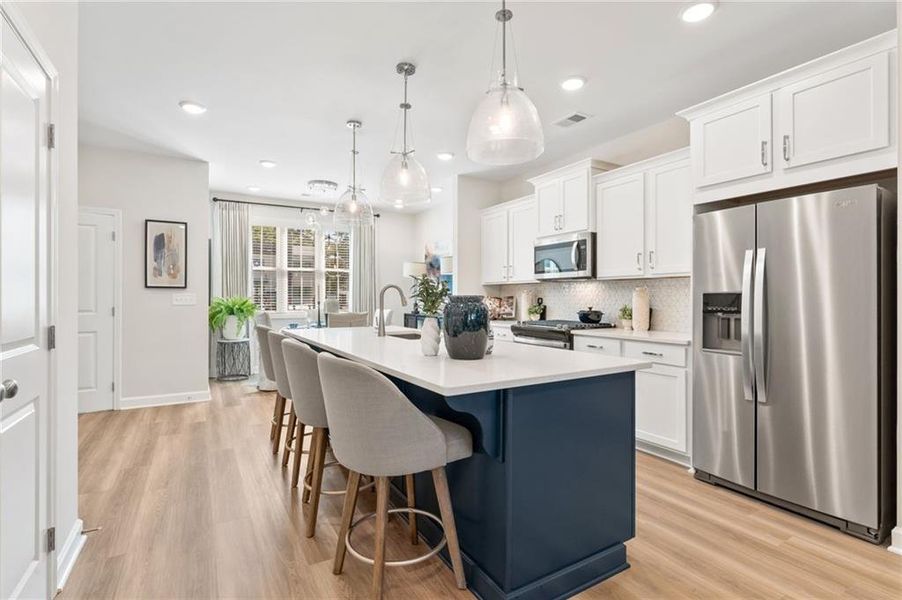 Furnished interior view inside a new home in East Park Village, Kennesaw (Image 17).