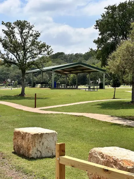 Surrounding community featuring a lawn and a gazebo